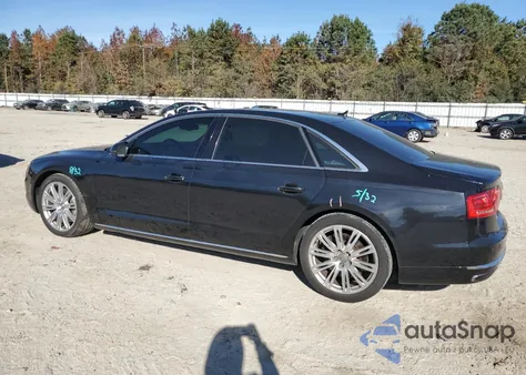 2013 Audi A8 L Quattro from USA, damaged, VIN WAUR2AFD0DN010633